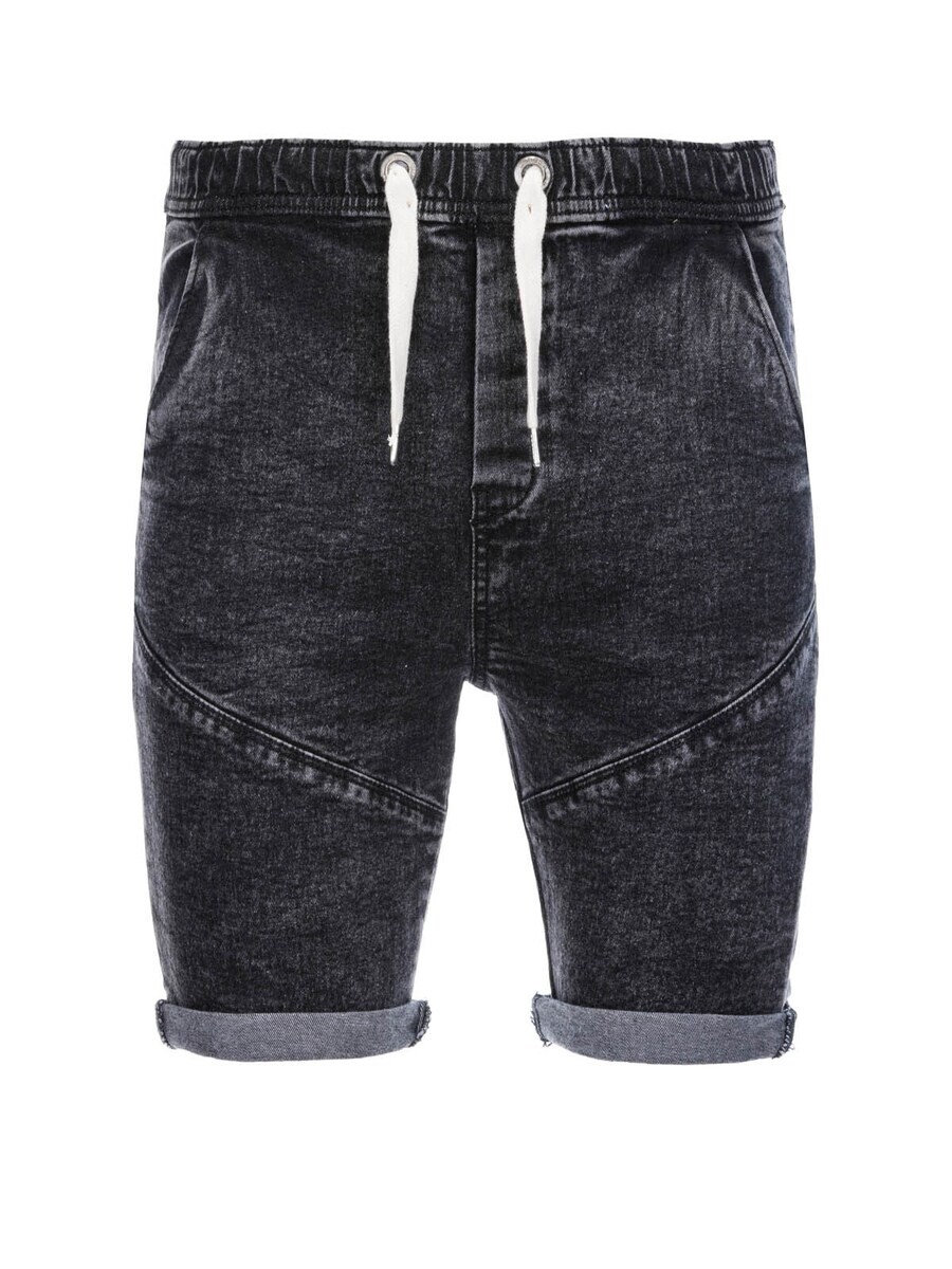 

Джинсовые шорты Ombre Regular Jeans W361, пятнистый черный