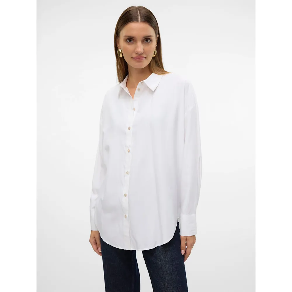 

Рубашка Vero Moda Nora Oversize, белый