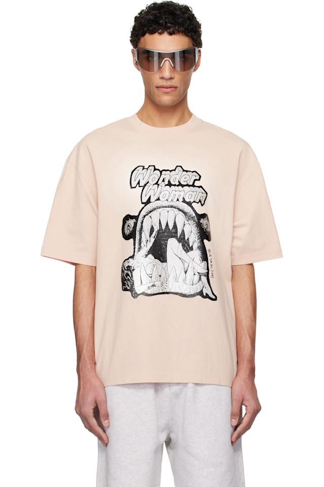 

Футболка DC Edition «Чудо-женщина» Acne Studios, розовый