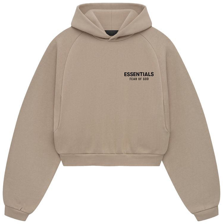 

Худи Fear of God Essentials Fleece Cropped Hoodie 'Desert Sand', загар