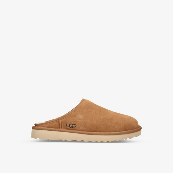 

Классические тапочки Slip-On из замши и овчины Ugg, цвет tan