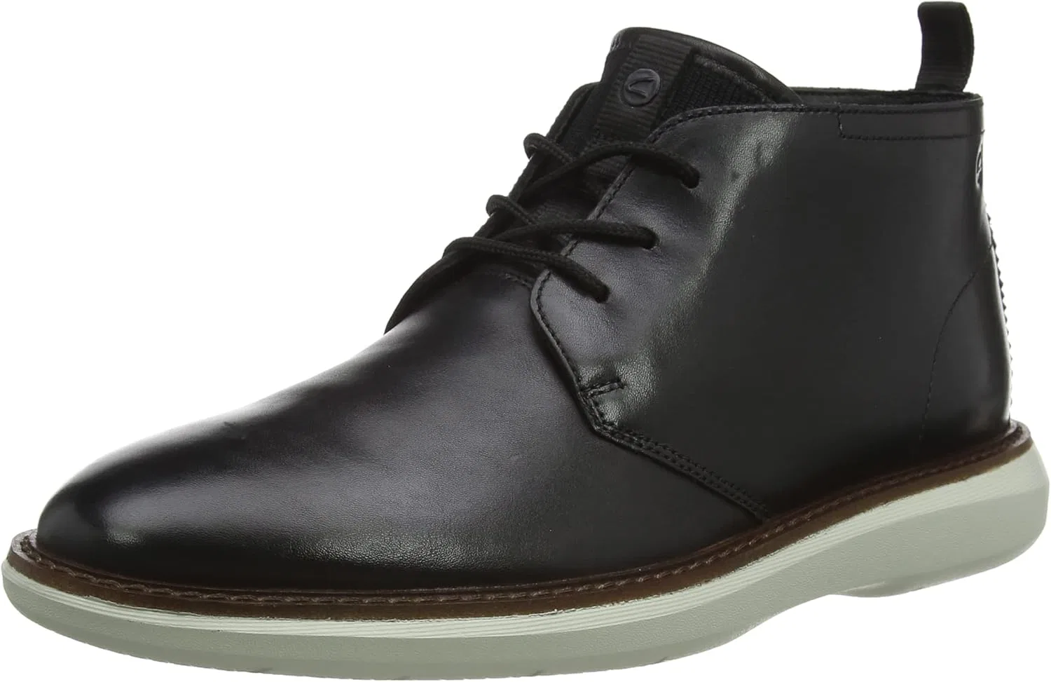 Мужские ботинки Clarks Brantin средней высоты, Black Leather