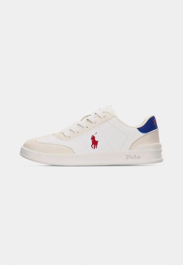 Кроссовки унисекс hollis Polo Ralph Lauren, White/Grey/Royal/Red — фото 2