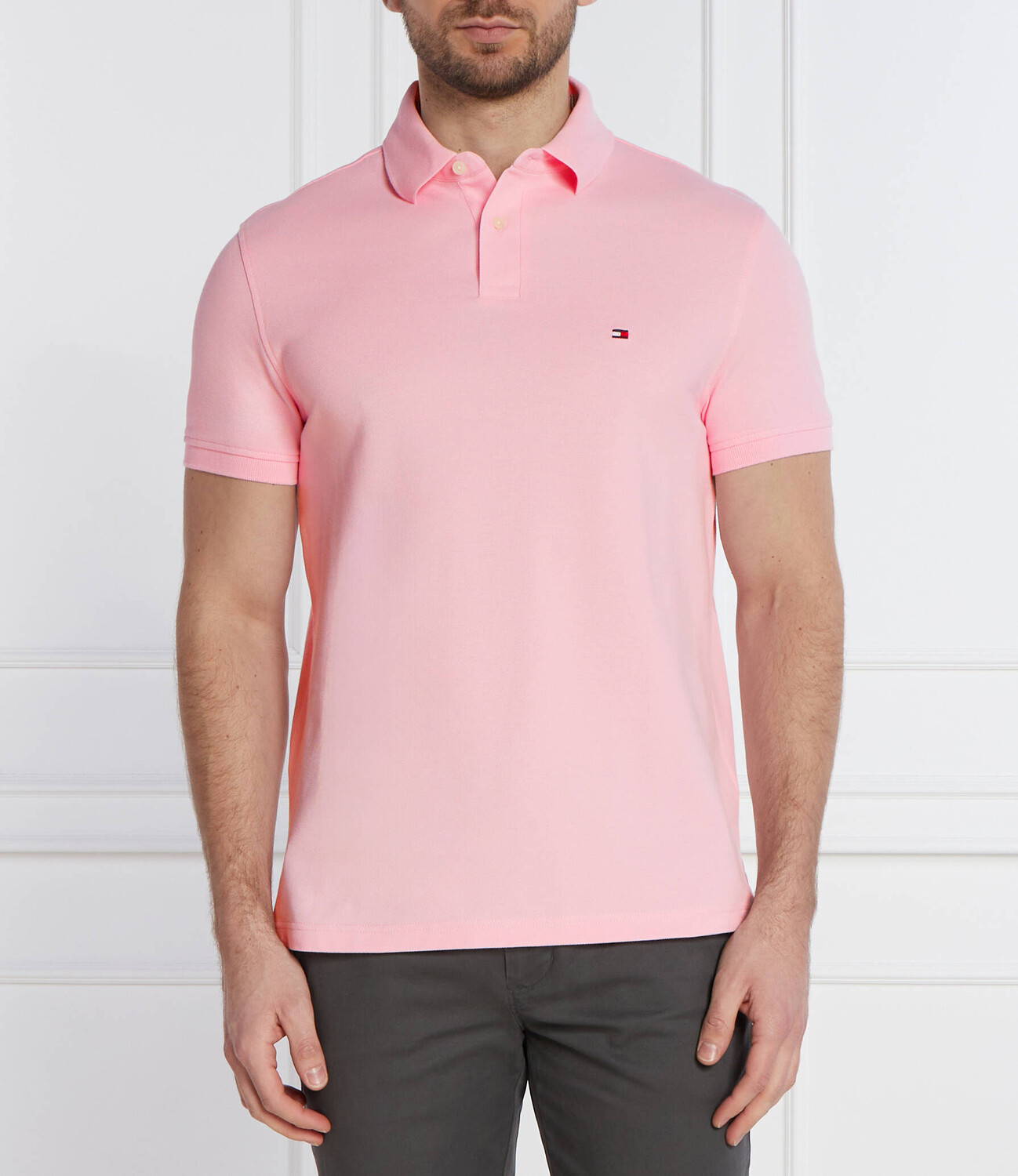 

Поло Tommy Hilfiger 1985 Regular Fit pique, роза