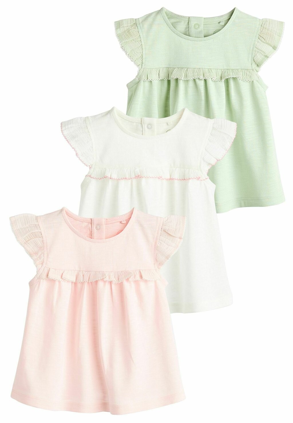 

REGULAR FIT Short Sleeve 3 Pack Next, Блуза зеленый