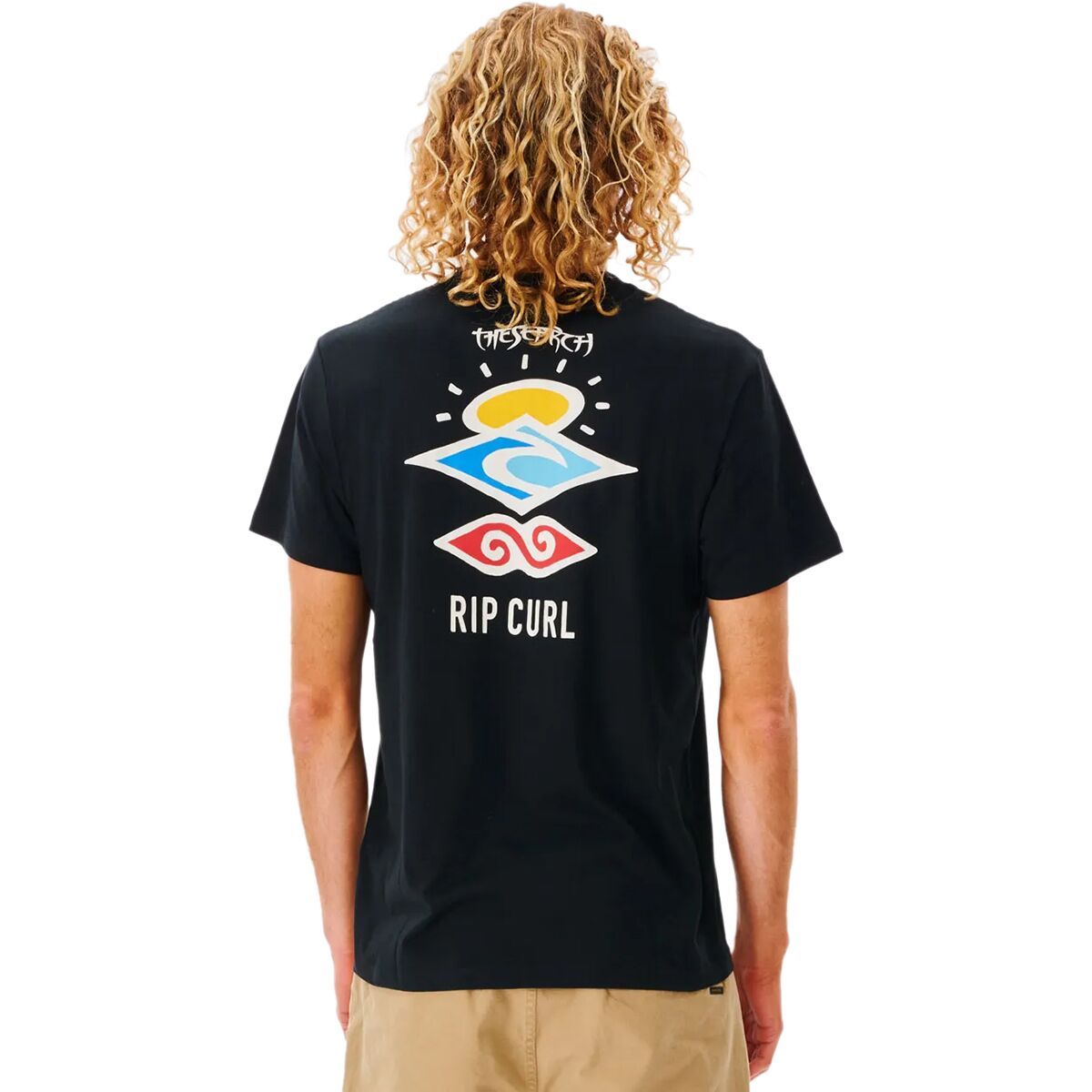 

Футболка с коротким рукавом Rip Curl, черный