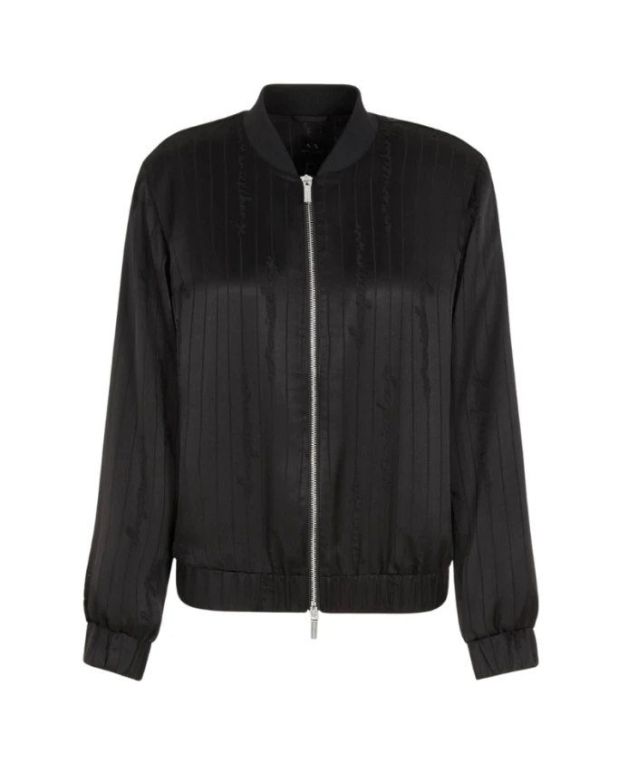 

Черная куртка-блузон для женщин Armani Exchange, черный