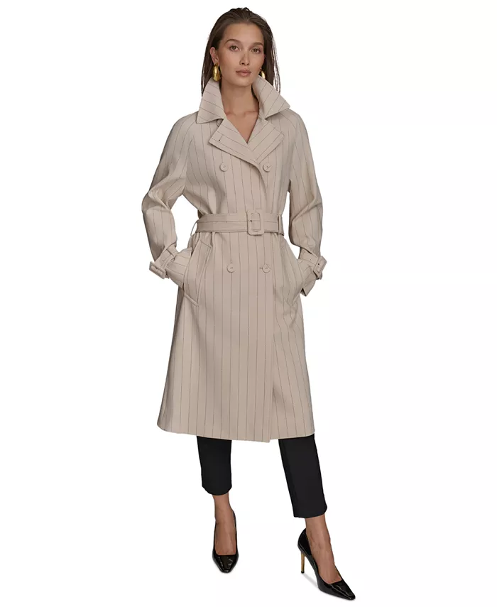 

Женский двубортный тренчкот Donna Karan New York, белый