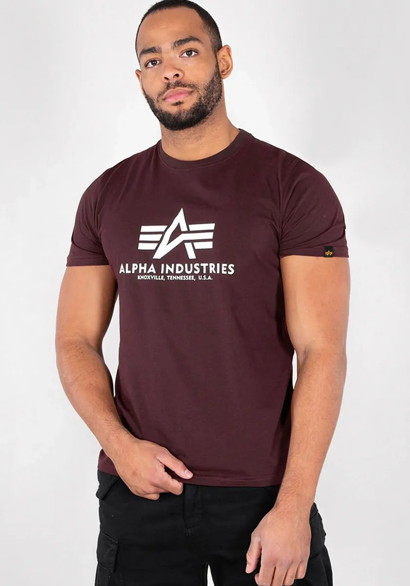 

Футболка Alpha Industries "Базовая футболка", бордовый