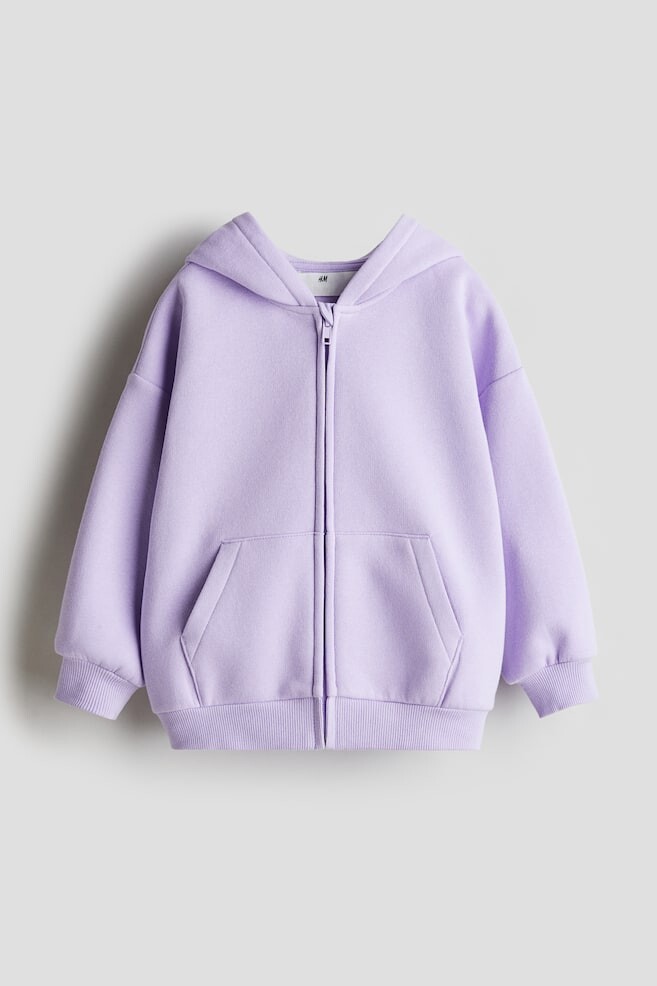

Куртка с капюшоном большого размера H&M, фиолетовый