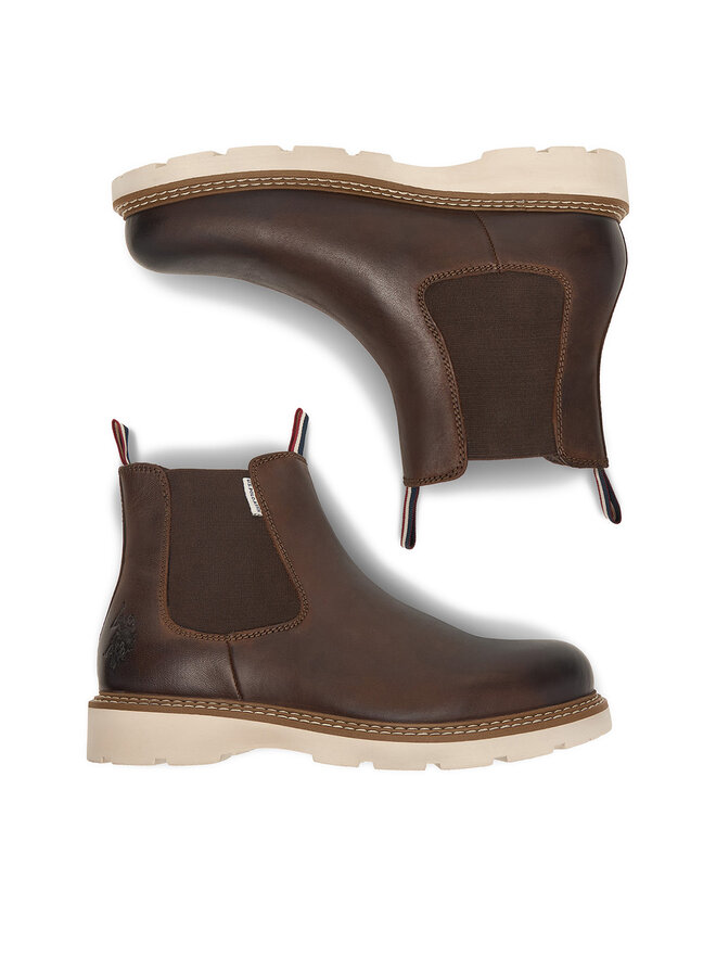 Классические ботильоны U.S. Polo Assn. EO-PATRIZ002M/ELE1, коричневый — фото 4
