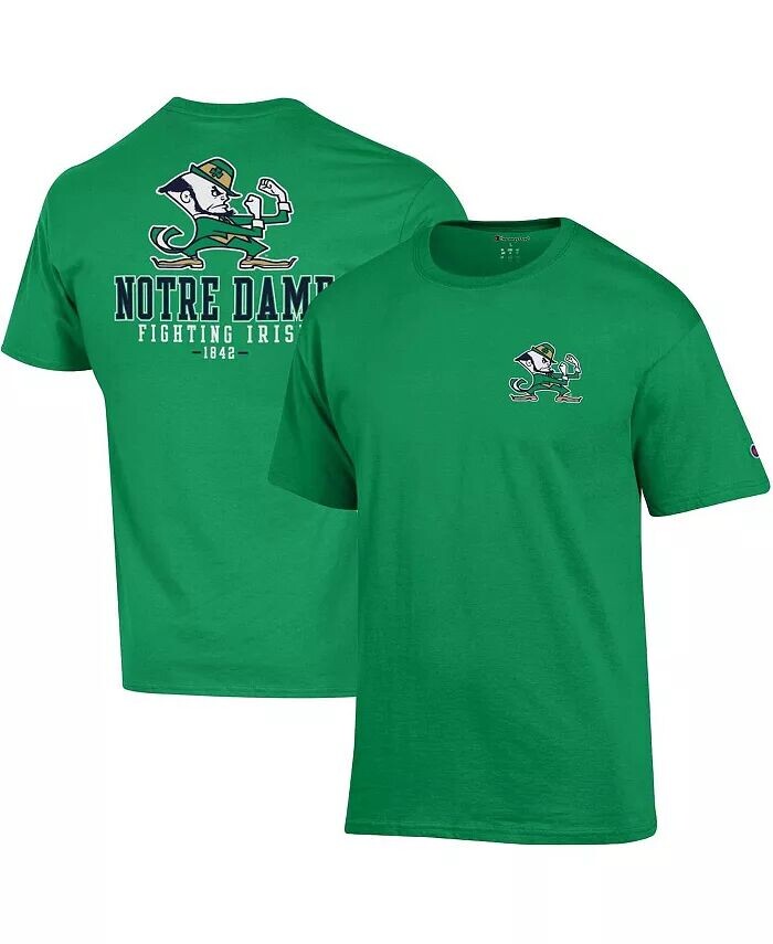 

Мужская зеленая футболка Notre Dame Fighting Irish Team Stack 2-Hit Champion, зеленый