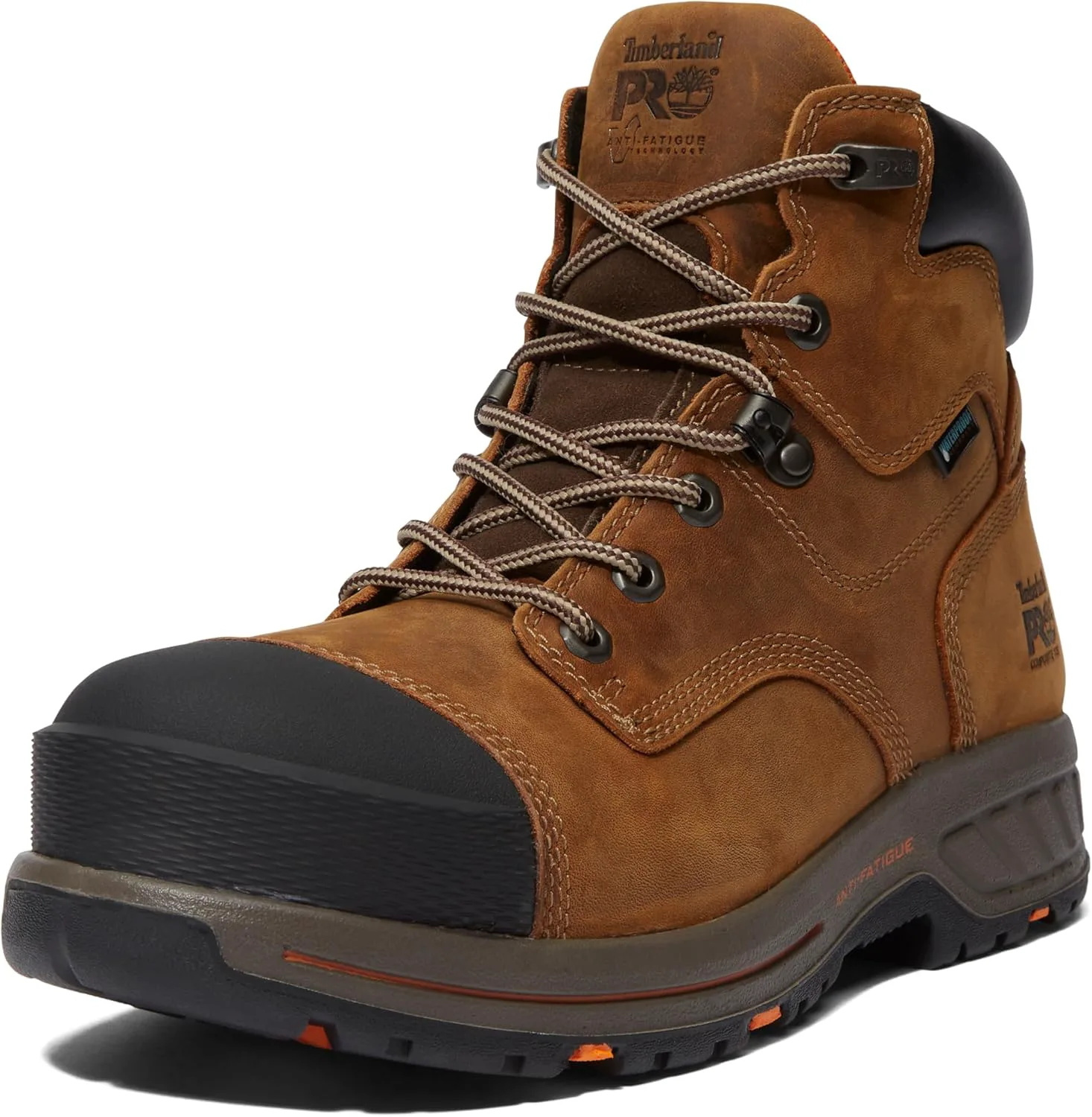 

Мужские рабочие ботинки Timberland PRO Helix Hd 6" с композитным носком, водонепроницаемые, для промышленности и строительства, коричневый