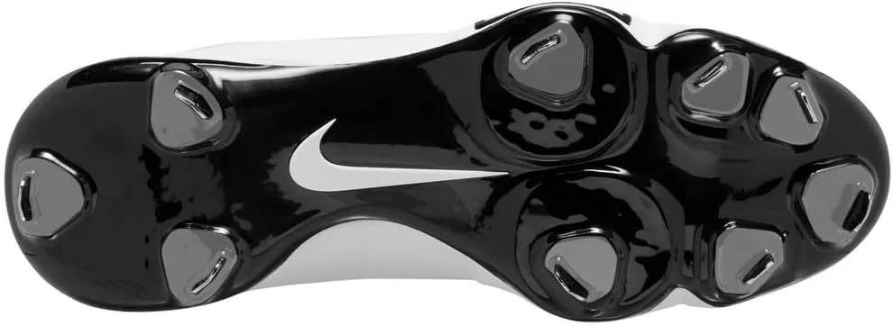Бейсбольные бутсы Nike Men's Force Zoom Trout 9 Pro Low, белый/черный/платиновый — фото 3