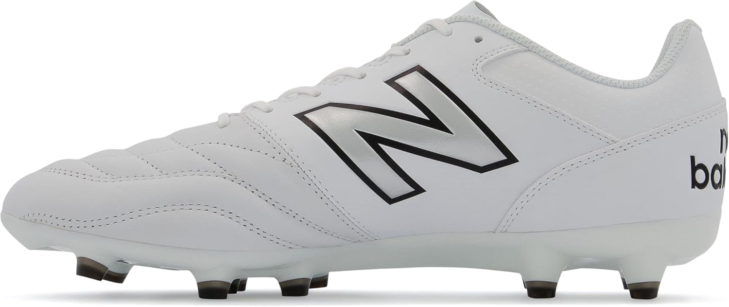 Футбольные бутсы New Balance Men's 442 V2 Team FG, белый/черный — фото 3