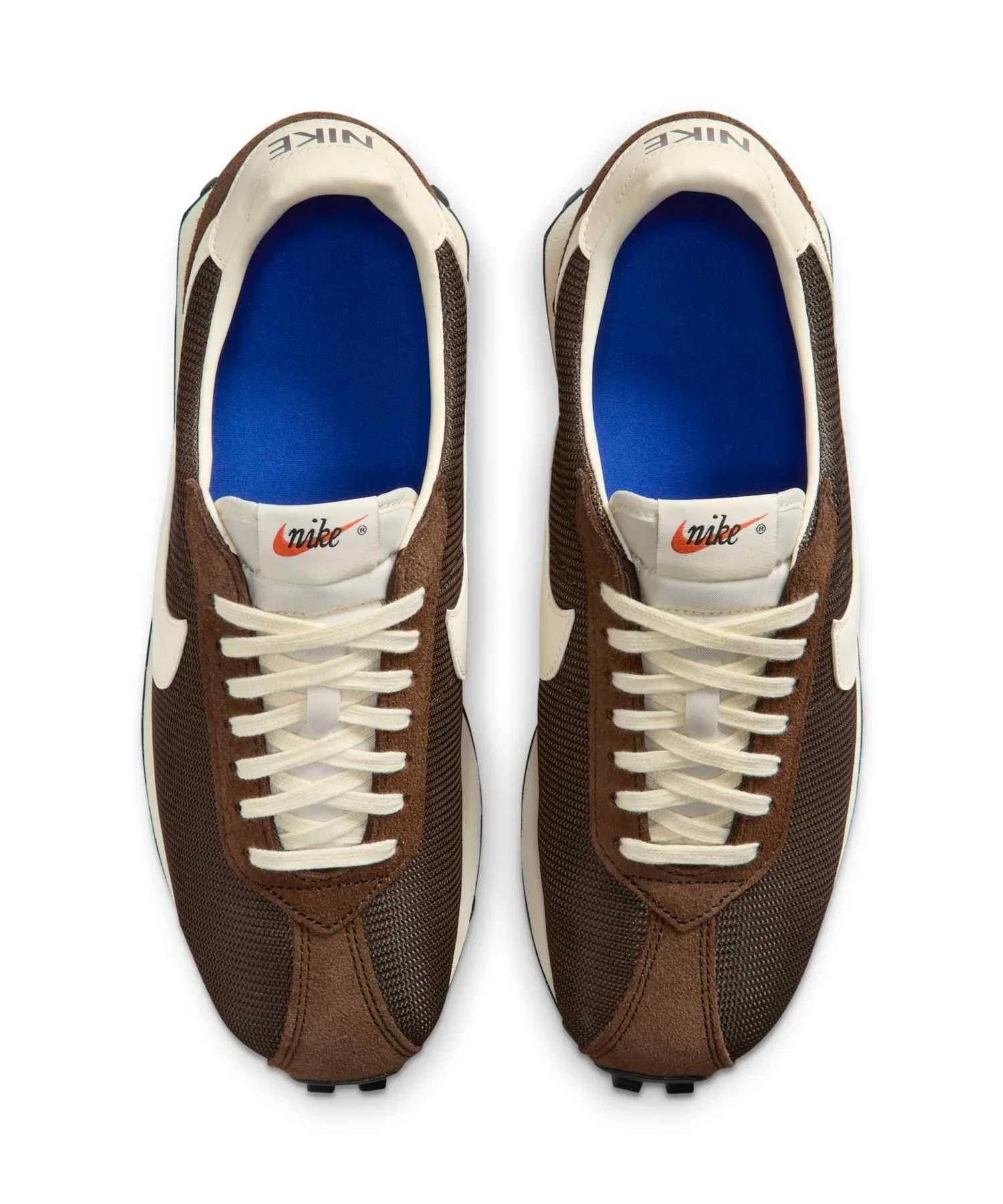 Мужские кроссовки Nike LD-1000 для бега из текстиля и кожи коричневые — фото 4