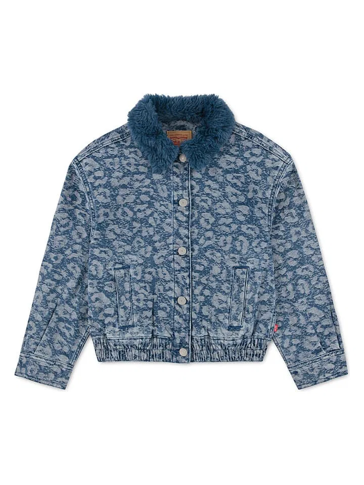 Джинсовая куртка с принтом, Levi's Kids, синяя