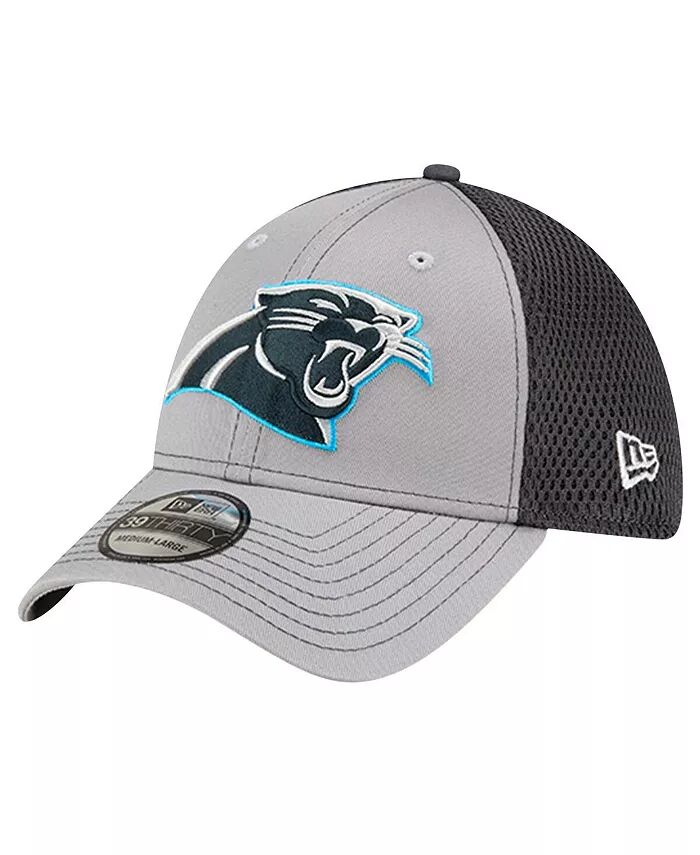 

Мужская серая кепка Carolina Panthers Grey Out 39THIRTY Flex Hat New Era, серый