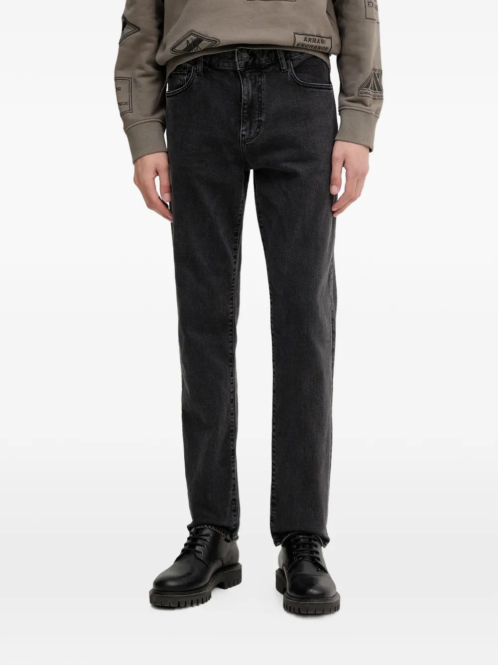 

Джинсы высокого качества Armani Exchange, серый