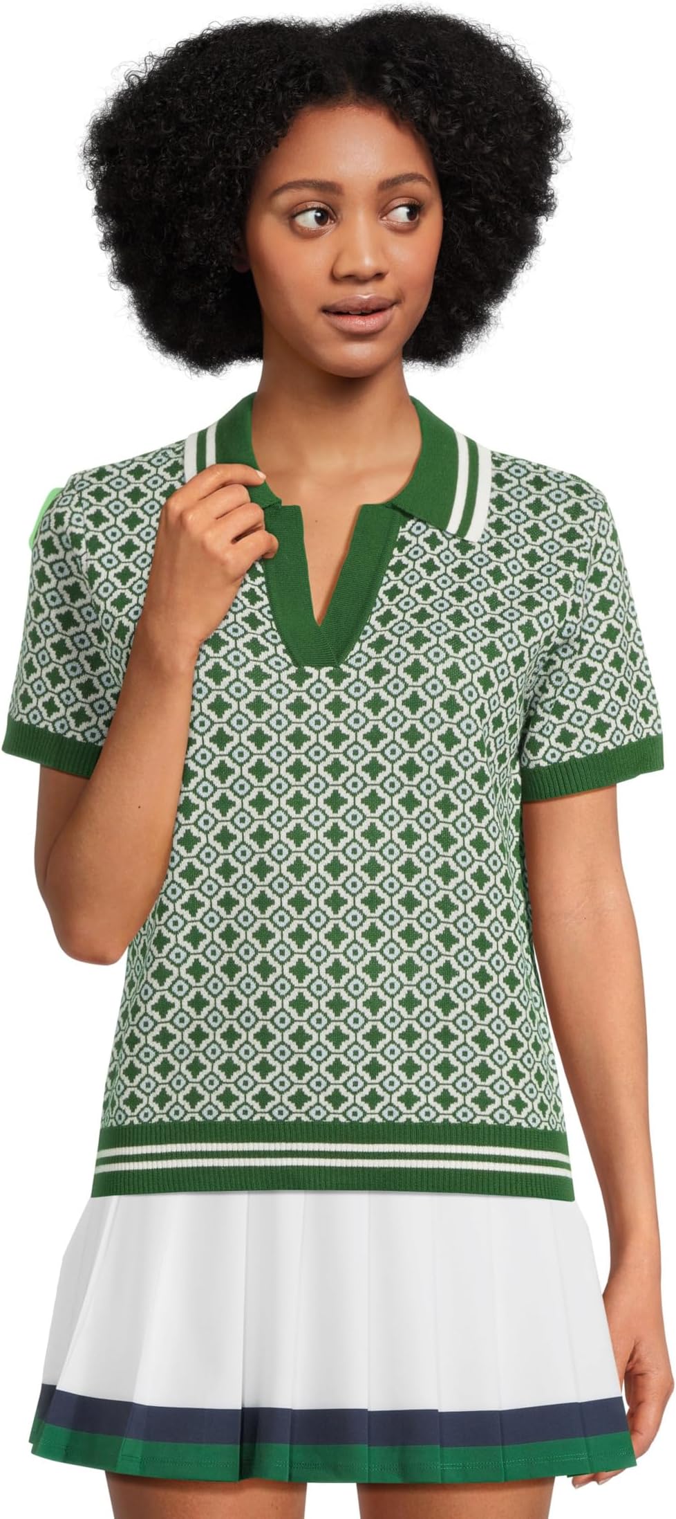 

Женский топ Giana Beach Riot, Racquet Club Green