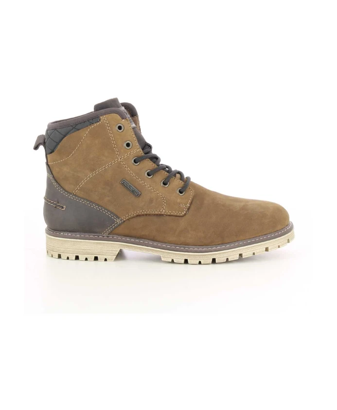 

Коричневые мужские туфли, стильная модель. Rieker, коричневый