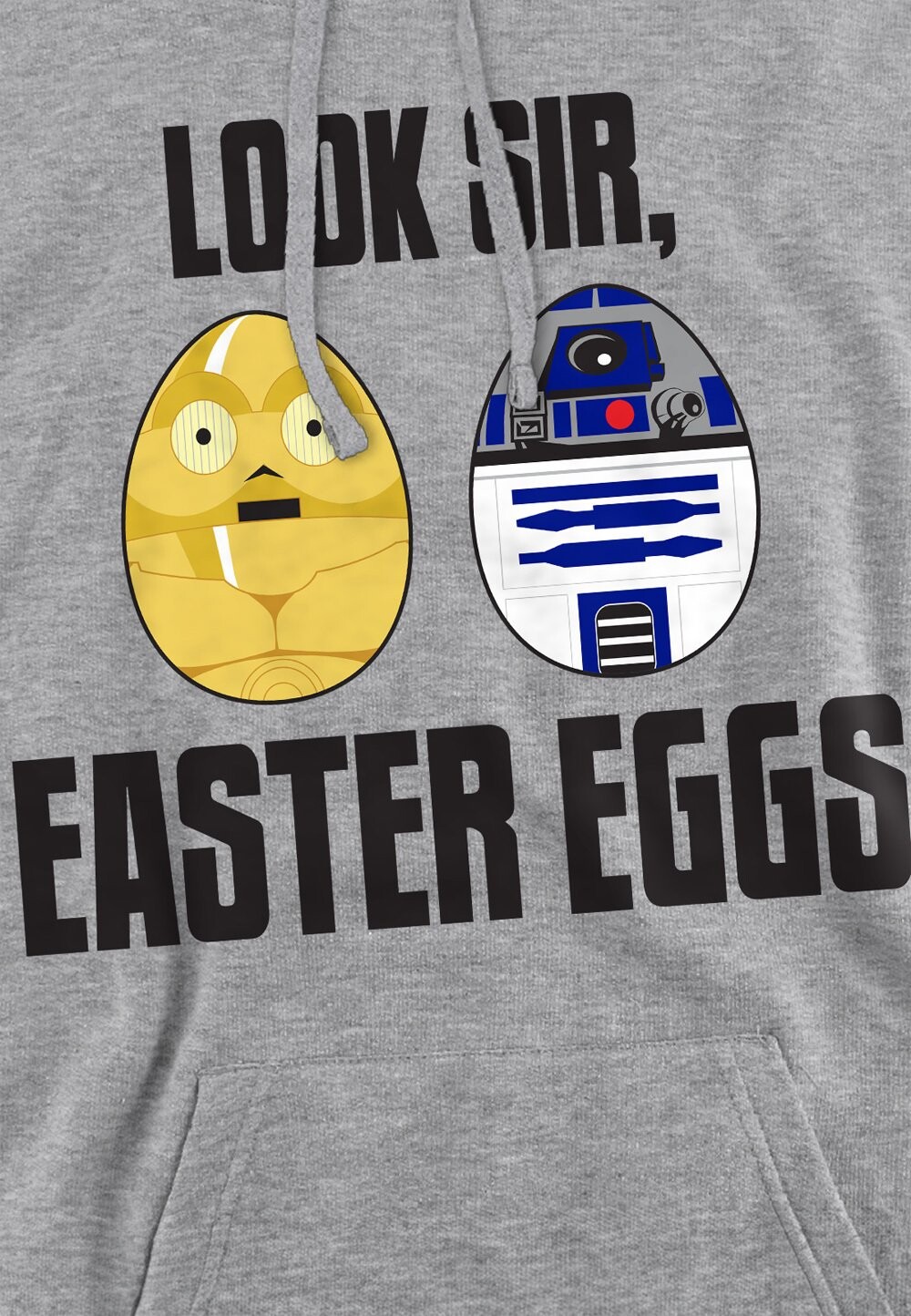 

Толстовка с капюшоном LOOK SIR EASTER EGGS PRINT Star Wars, серый