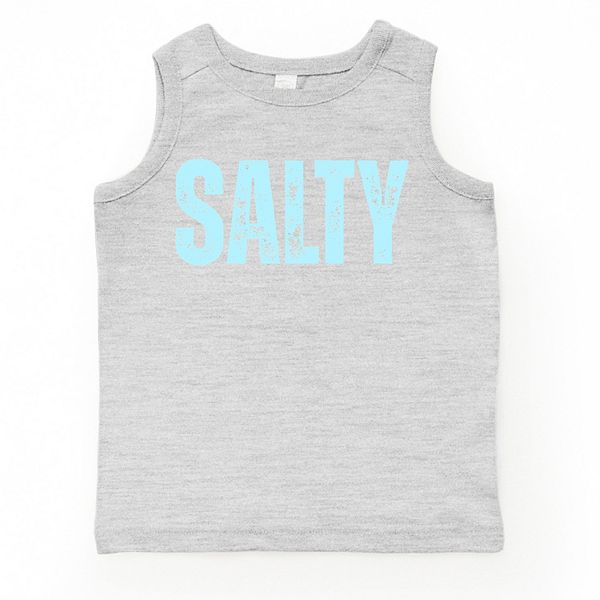 

Футболка Salty block для малышей The Juniper Shop, Heather Grey