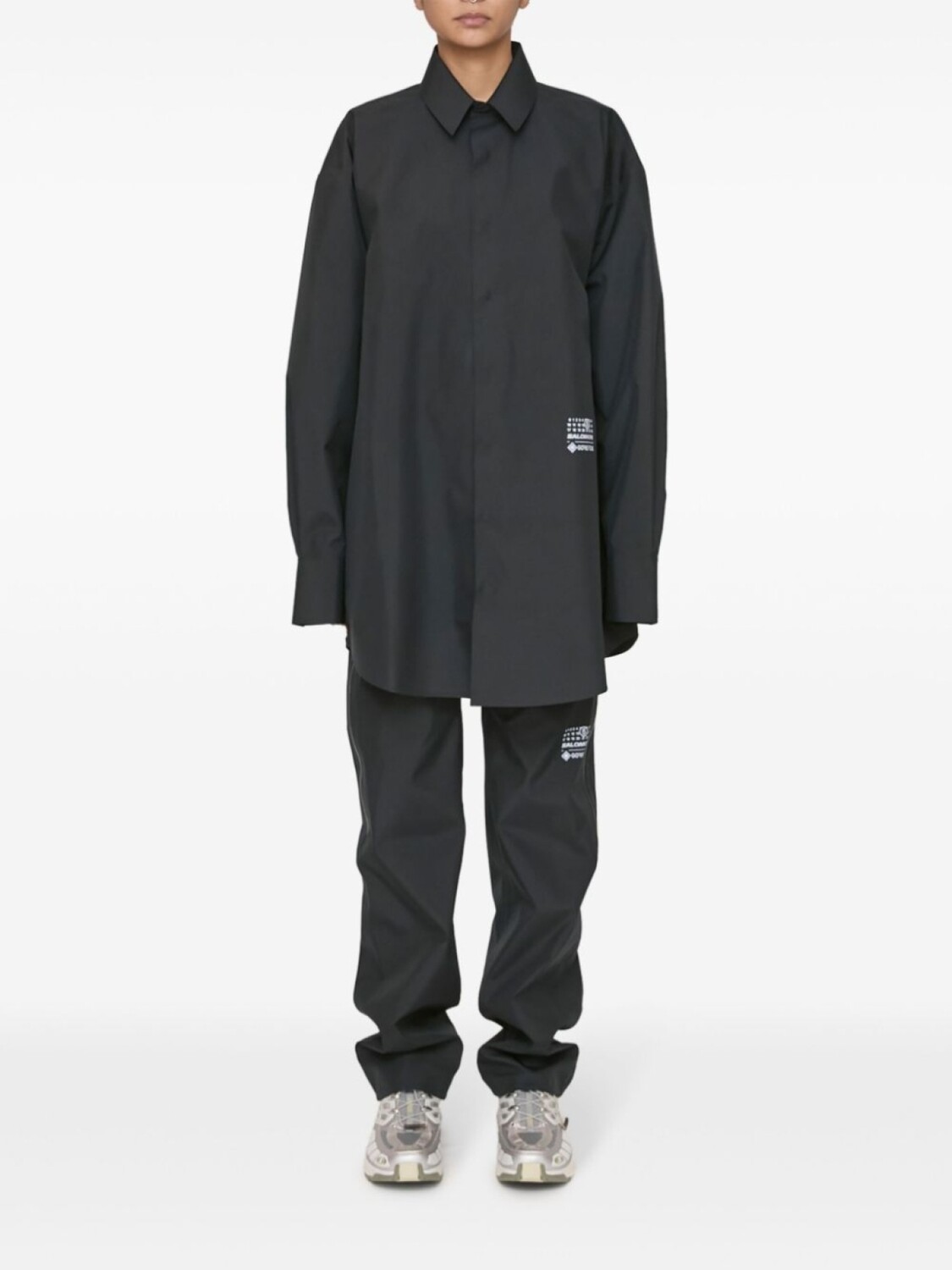 Футболка с цифровым принтом MM6 x Salomon MM6 Maison Margiela X Salomon, черный — фото 2