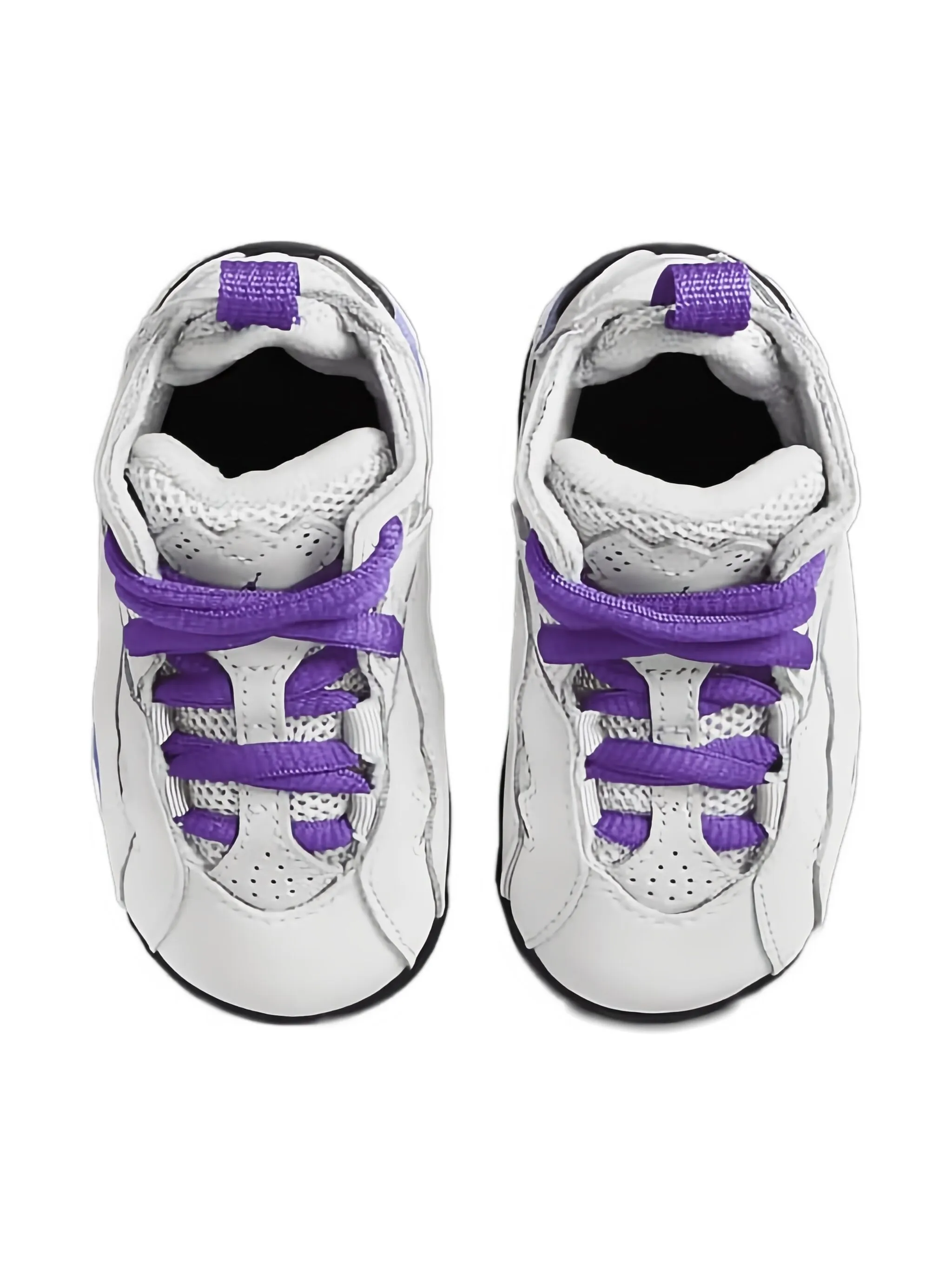 Кроссовки Jordan True Flight Base Grey/Purple Venom Jordan Kids, белый — фото 3