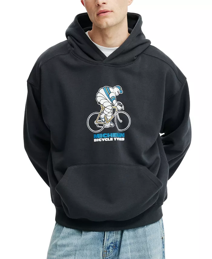 

Мужской худи Michelin Box Fit Cotton On, черный