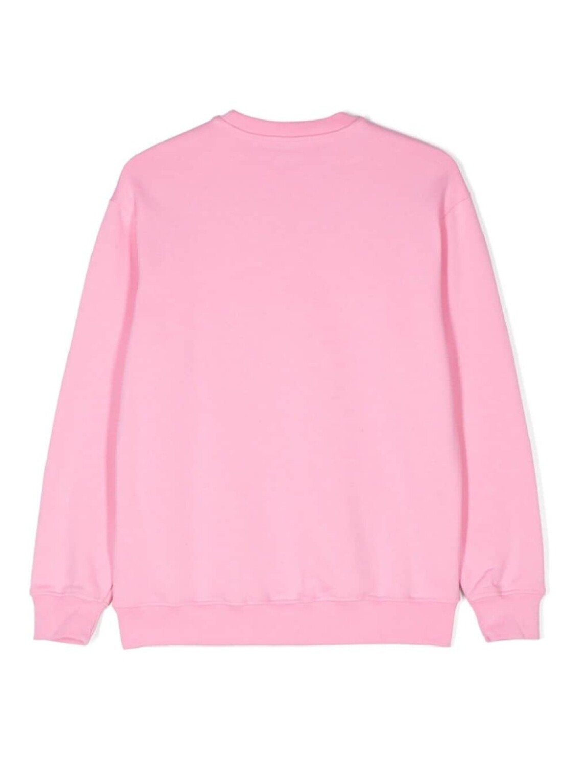 MSGM Kids хлопковая толстовка с логотипом, розовый — фото 2
