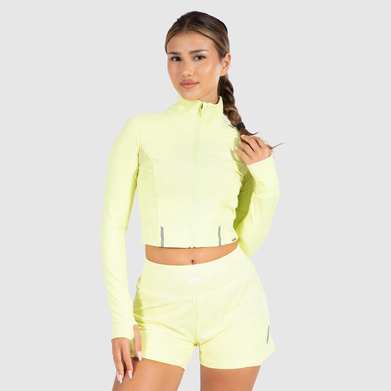 

Женская укороченная куртка Fastlane Lime для спорта и отдыха SMILODOX, цвет gruen