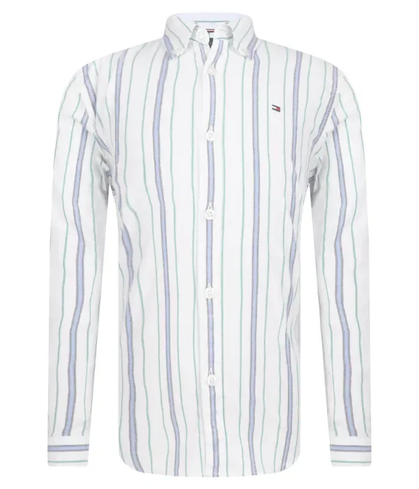 Футболка Flex Ithaca с длинными рукавами regular fit Tommy Hilfiger, белый