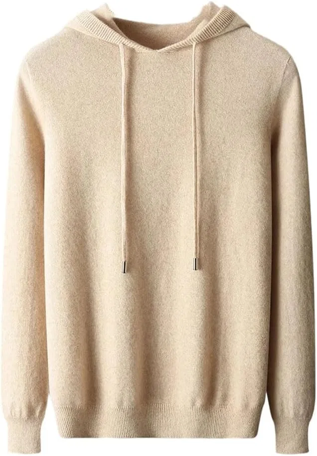 Худи мужское из мериносовой шерсти, Beige