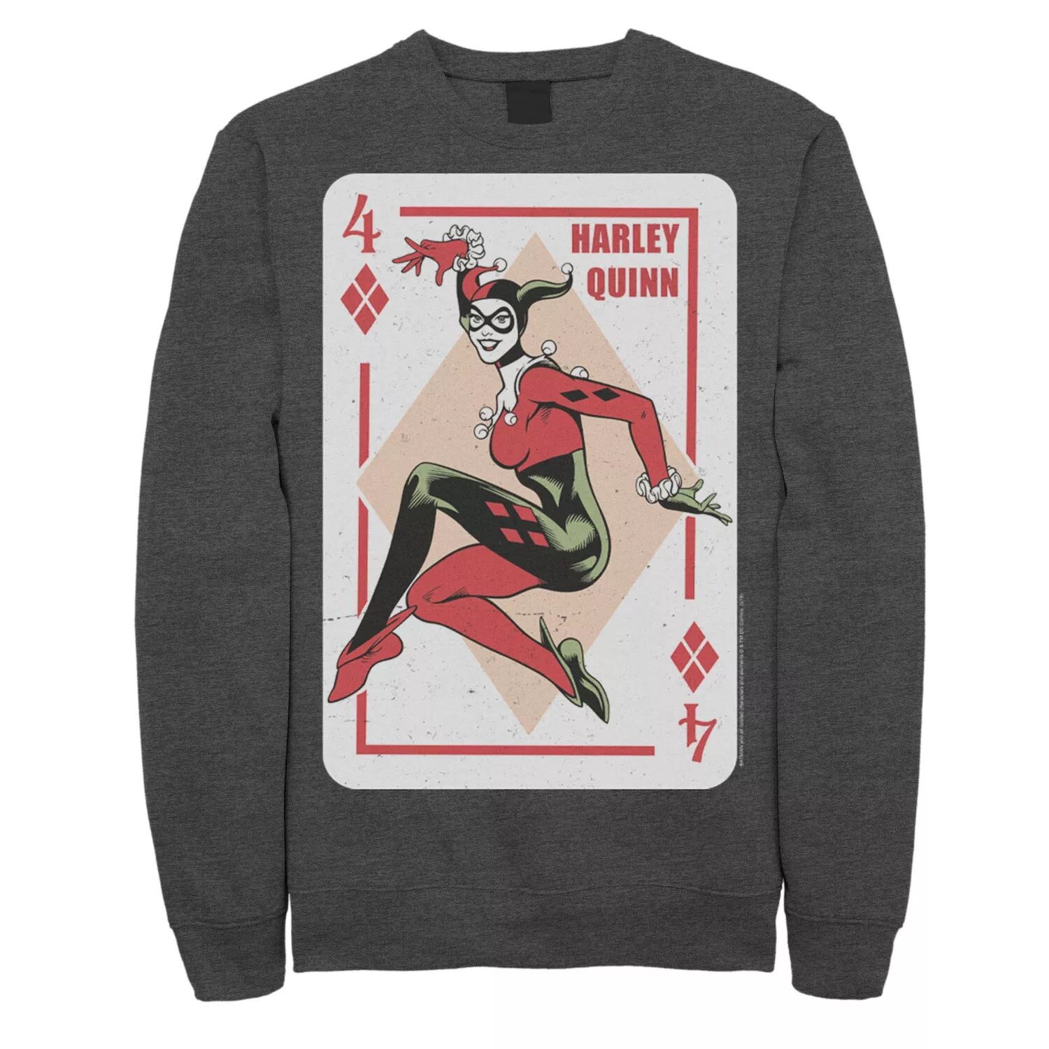 

Мужская толстовка с игральными картами Harley Quinn DC Comics