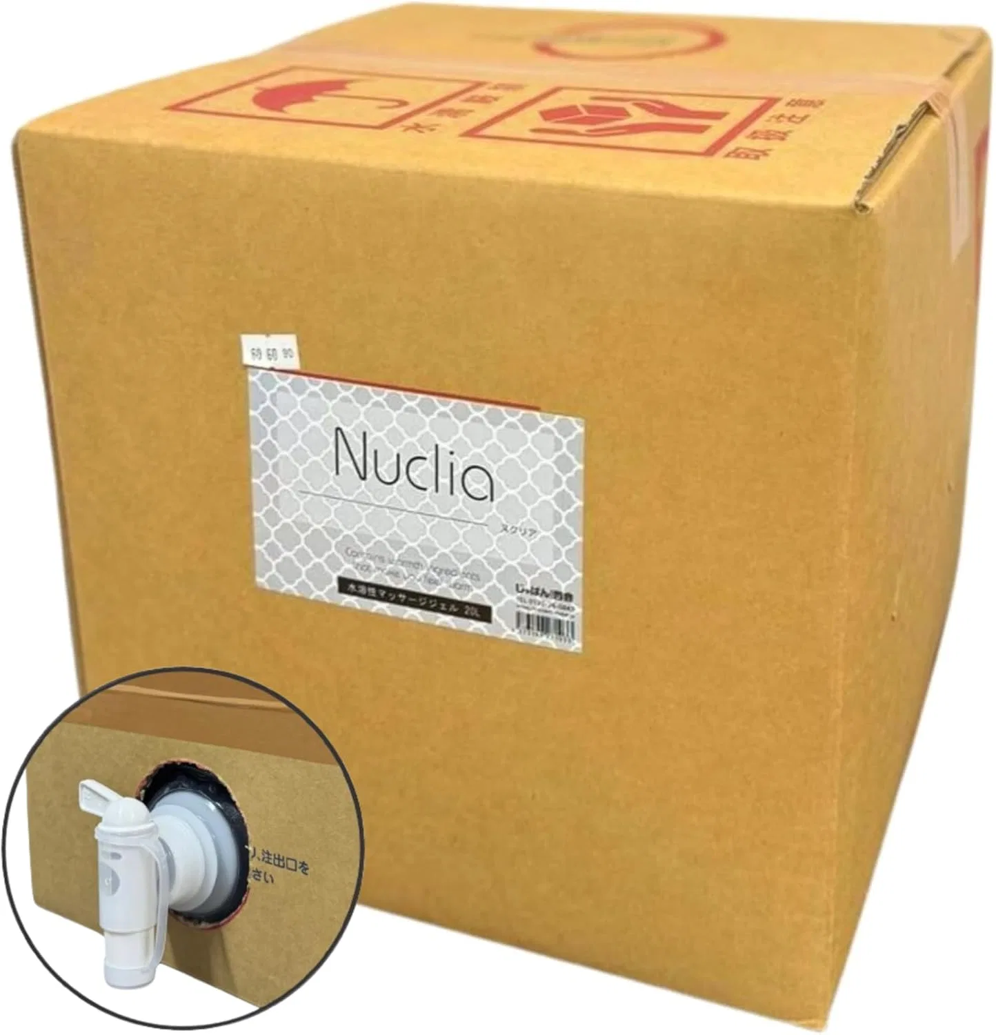 Массажный гель Nuclia Water Soluble, 20 л, для коммерческого использования, Japan Shokai Japan Trading Company