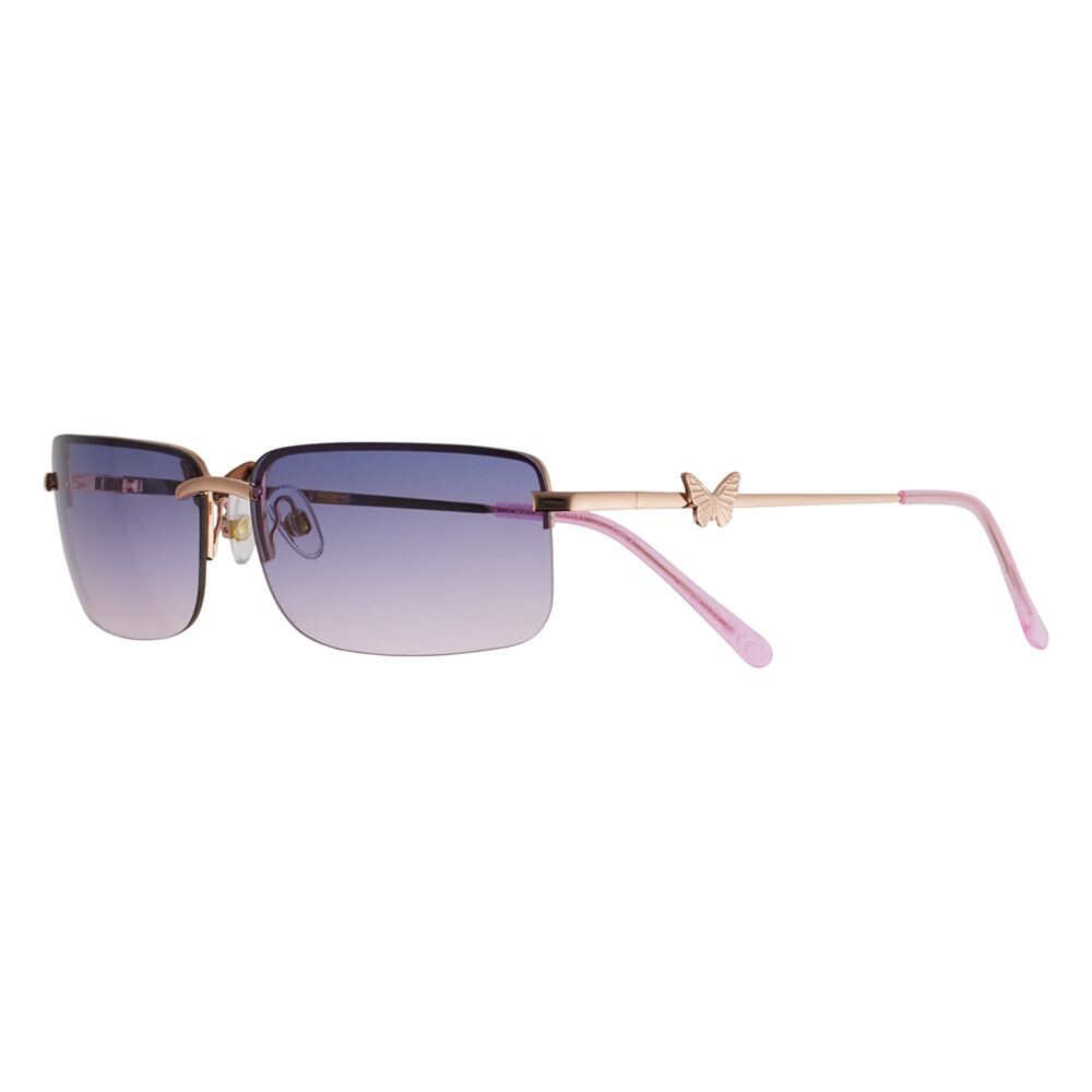 

Женские прямоугольные солнцезащитные очки без оправы Cali Blue, цвет Rose Gold