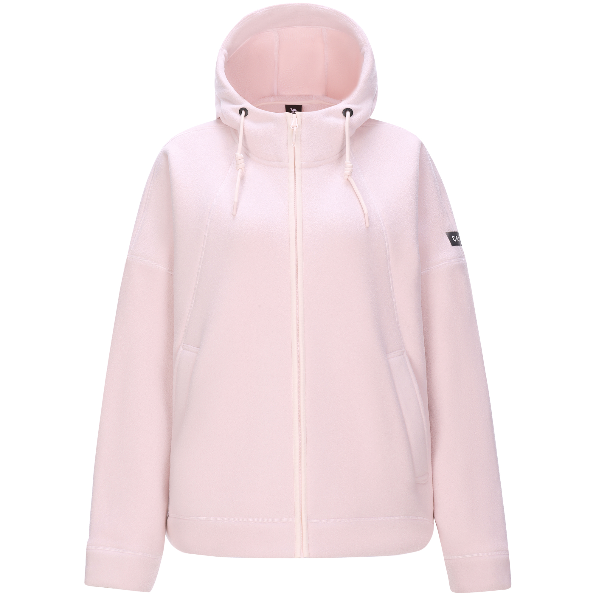 

Женское пальто из теплого флиса с бархатистым эффектом CAMEL, Light Khaki/Chestnut Ecru