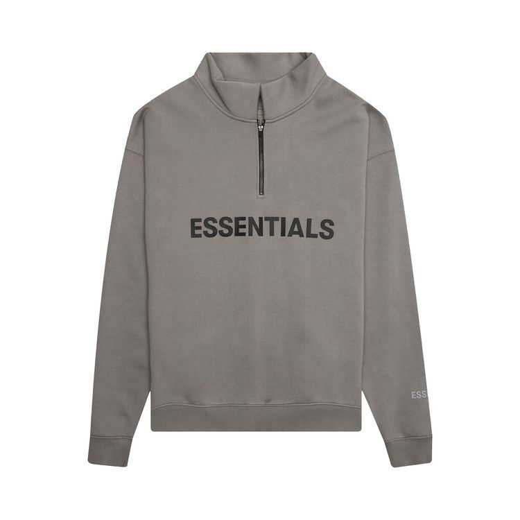 

Толстовка Fear of God Essentials Mockneck Half Zip, Cement