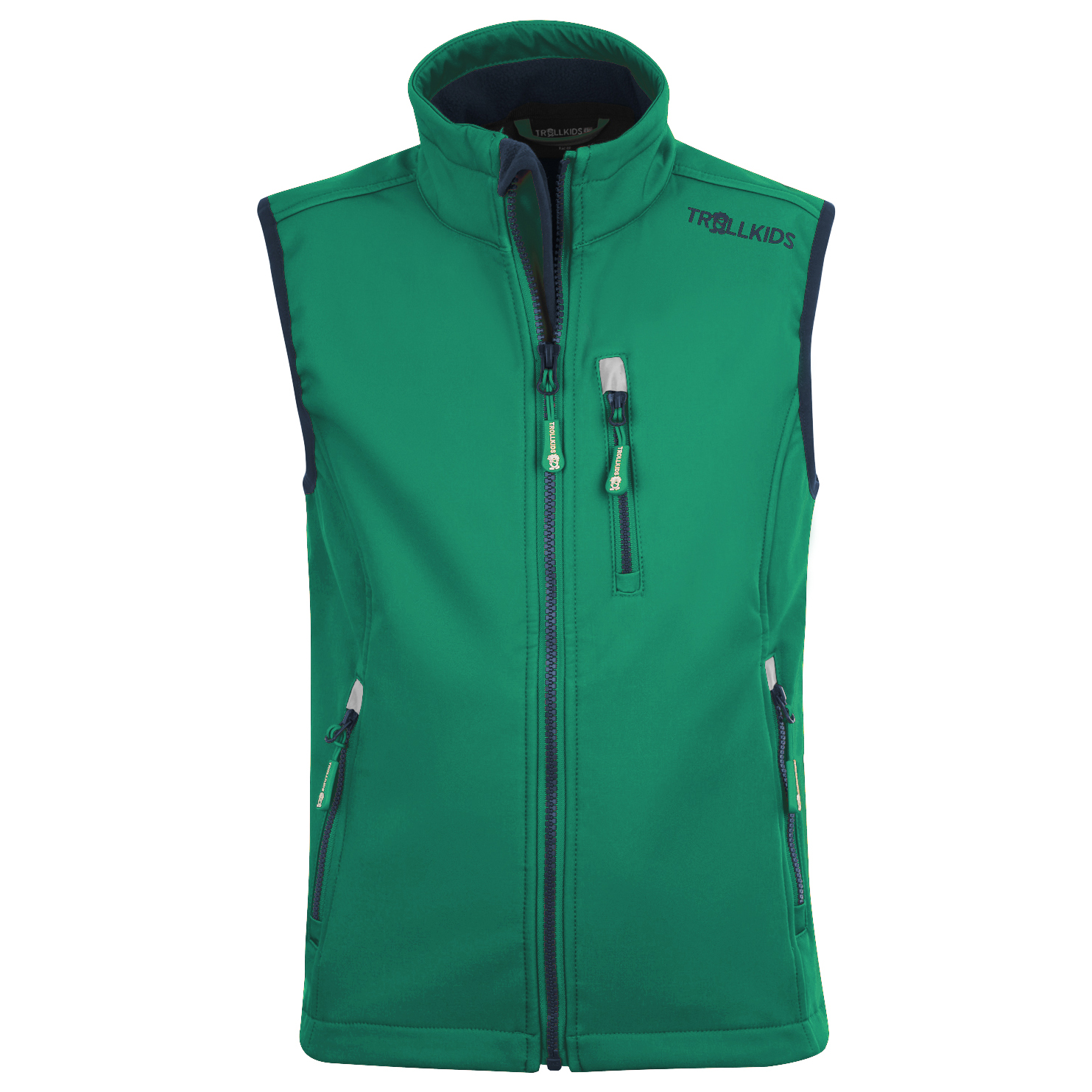 

Жилет из софтшелла Trollkids Kid's Trollfjord Vest, цвет Pepper Green/Navy, Розовый, Жилет из софтшелла Trollkids Kid's Trollfjord Vest, цвет Pepper Green/Navy