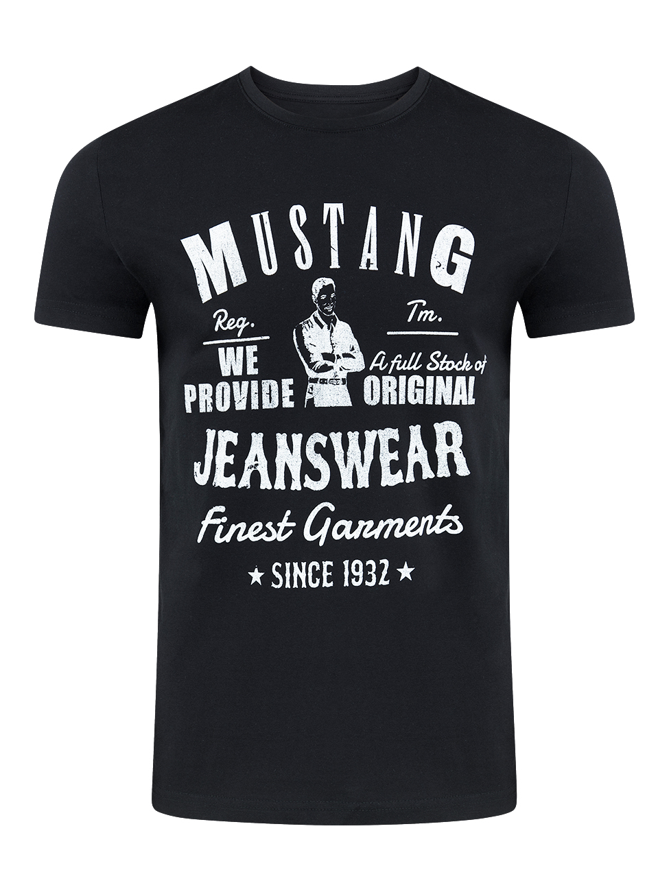 

Футболка Mustang Basic Print, черный