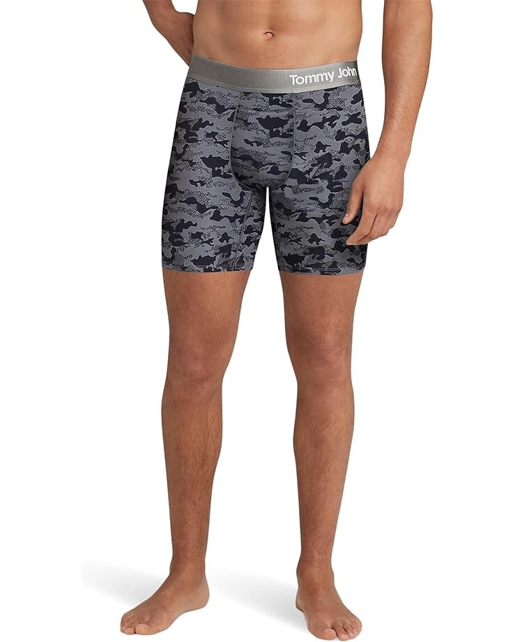

Боксеры Tommy John Cool Cotton Mid-Length, цвет Quiet Shade Digital Camo
