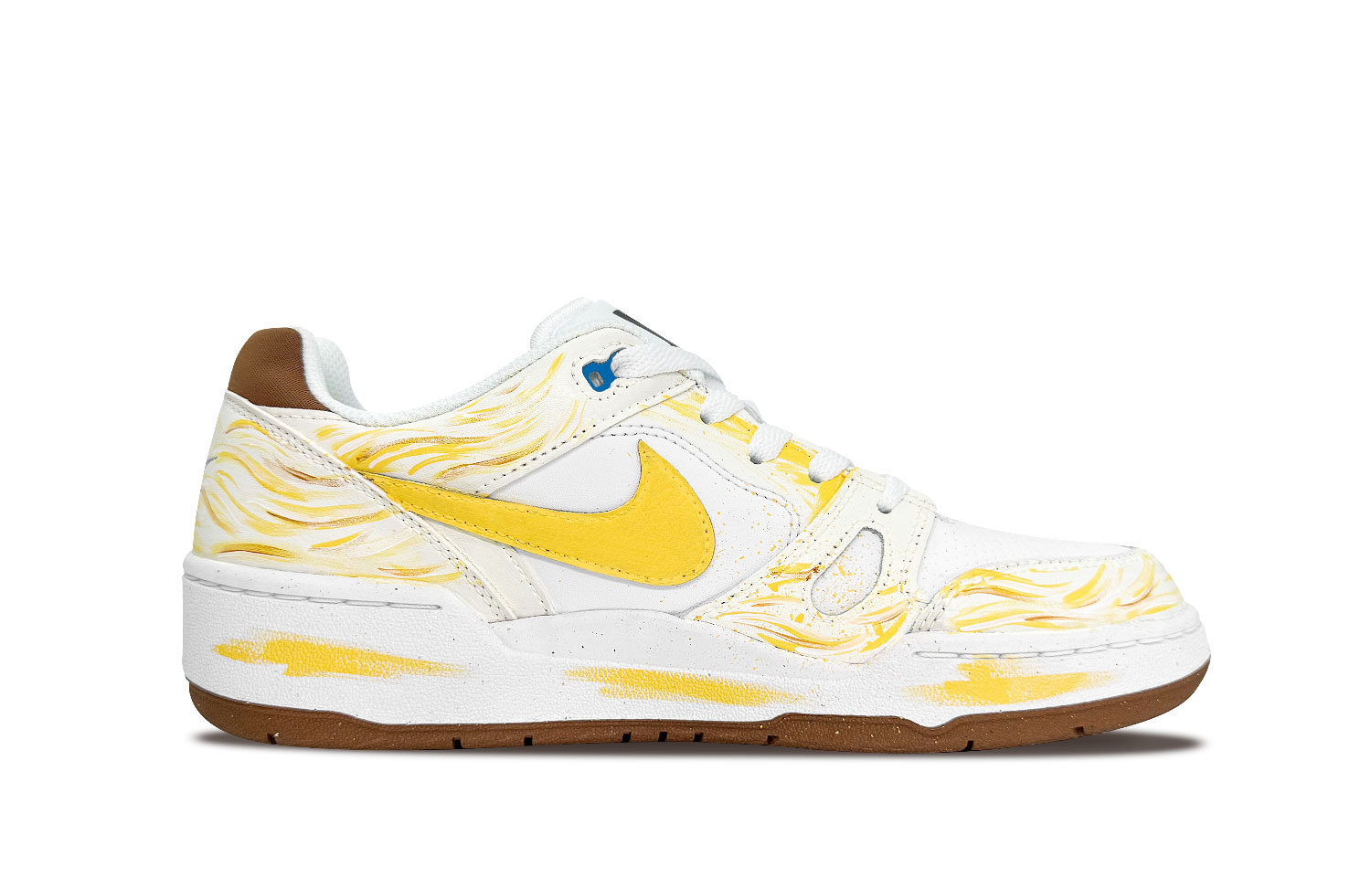 Nike Full Force Low top Skateboard Shoes мужские Gold — фото 4
