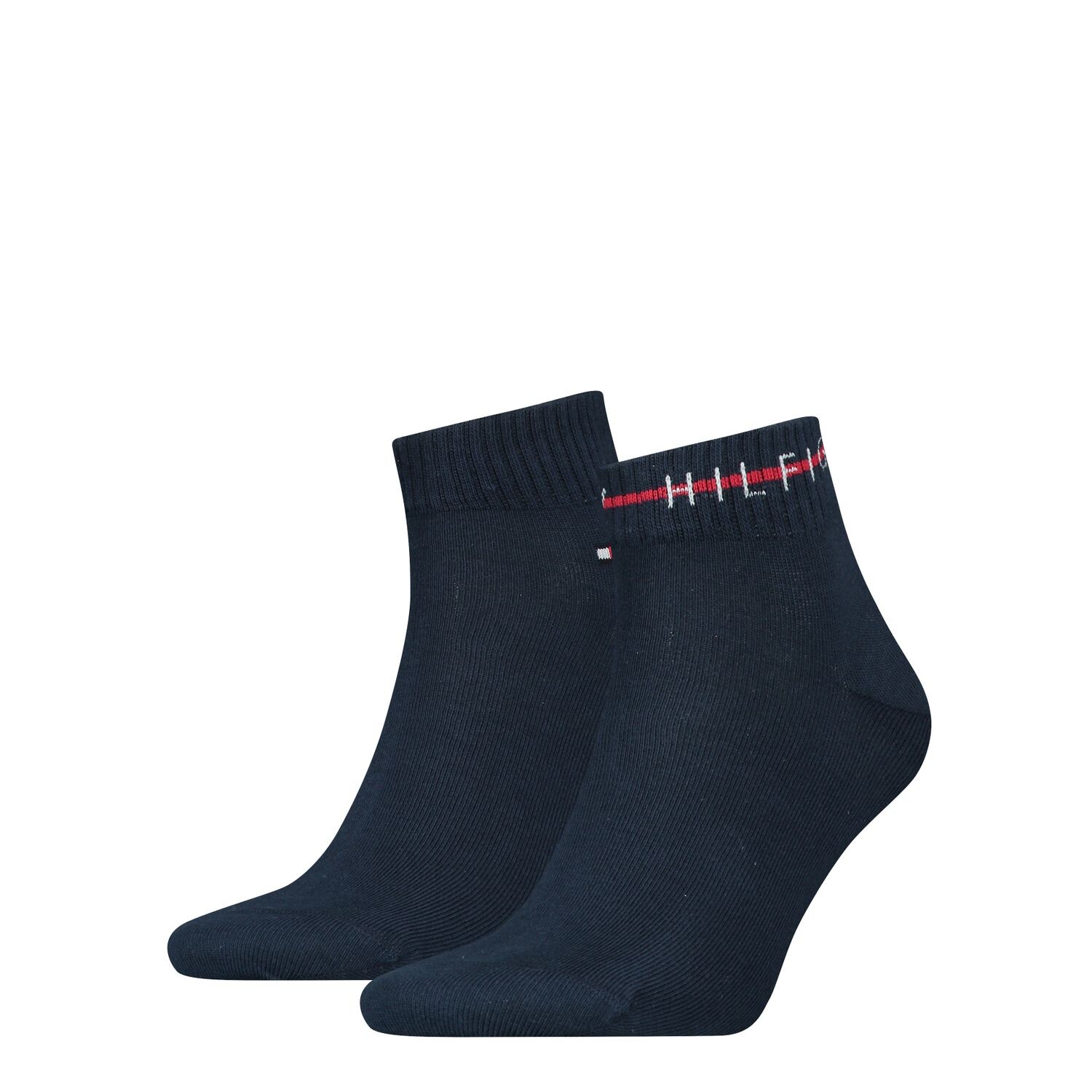

Носки Tommy Hilfiger Quarter SUSTAINABLE STRIPE, синий