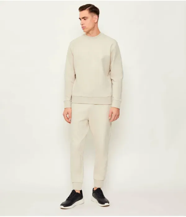 Толстовка Salbo regular fit Boss Green, бежевый — фото 2