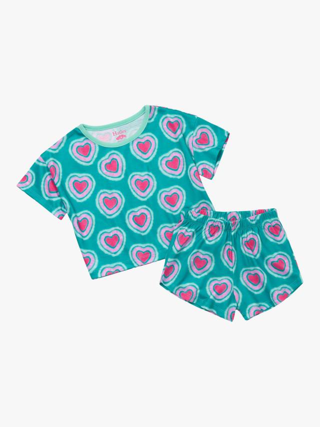

Детский пижамный комплект с светящимися сердечками Hatley, Viridian Green