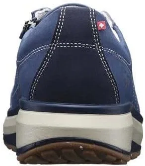 Мужские кроссовки JOYA Mascow Zip Blue из нубуковой кожи и текстиля, синие — фото 3