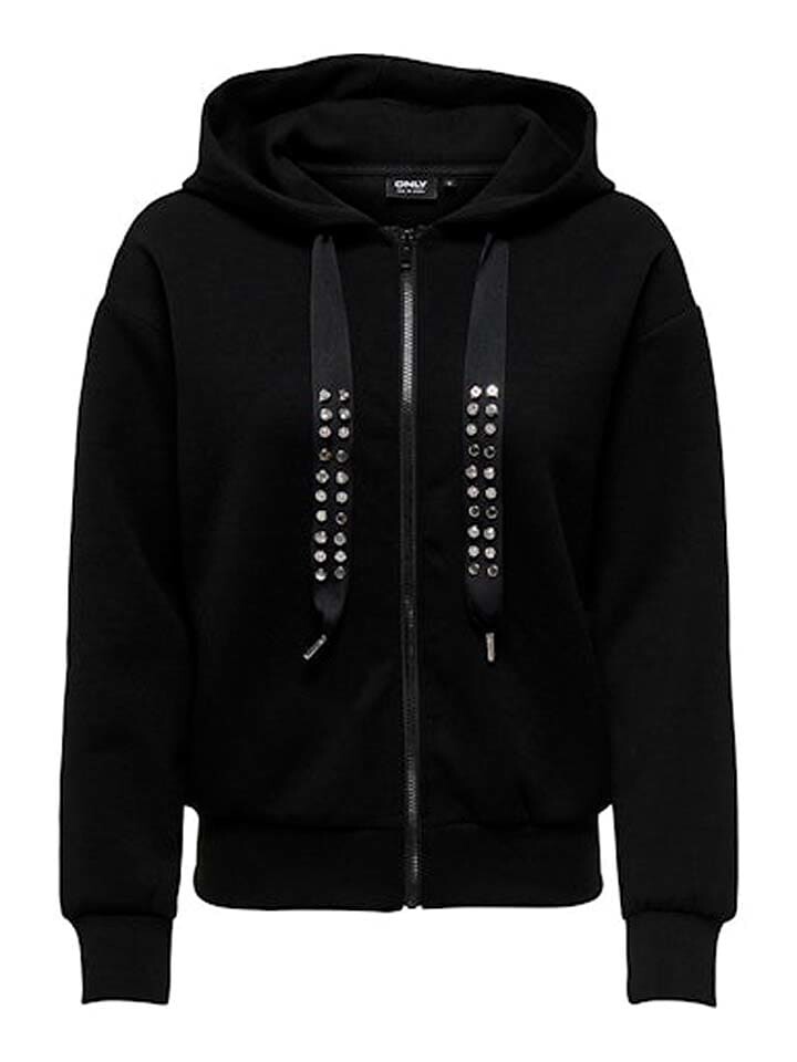 

Спортивная куртка ONLY Sweatjacke, черный
