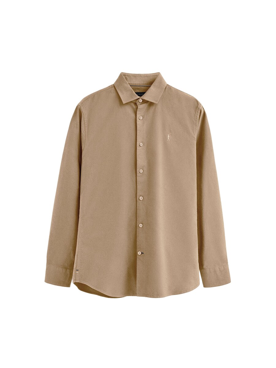 

Рубашка на пуговицах классического кроя Polo Club, коричневый