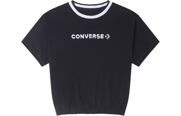 

Женский укороченный топ Converse, цвет Black